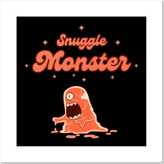 Snuggle Monster Wall Art by Draven